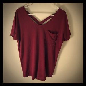 Off the shoulder tee